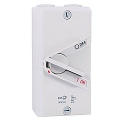 IPD IPW351 Padlockable Weatherproof Isolator 1-P 35A 240V IP66