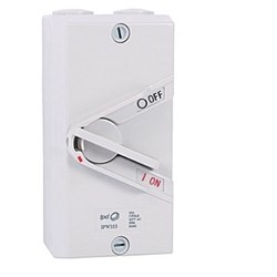IPD IPW631 Padlockable Weatherproof Isolator 1-P 63A 240V IP66