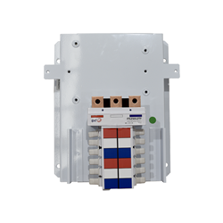 IPD 12 POLE ENCAP CHASSIS EXTENDED  TRAY TOP FEED 250A PAINTED C/W SIDE DIN &amp; 8x M5x10 SCREWS ITS25012TF