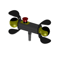 ABB JSTD25P-320700 Two-Hand-Device W/Safe Ball Spiral Cable 2 mtr 10m L Cable