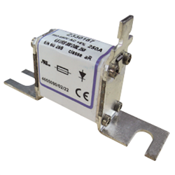 MERSEN FUSE LINK 25A GRB 80MM FIXING FOR SEMICONDUCTOR PROTECTION BODY SIZE 000, 660V K330174