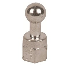DEHN KFP25M12 Straight Fixed Ball Point With M12 Female Thread 42000A 29600A 25mm Internal Thread M12