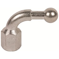 DEHN KFP25W90M16 Angled Fixed Ball Point With M16 Female Thread 26500A 18700A 25mm Internal Thread M16