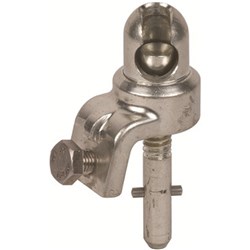 DEHN KKH20DSQ Ball Head Cap With Adjustable T-Pin Shaft 33500A 20mm Fixed Ball Point 140mm H