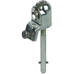 DEHN KKH25SQL Ball Head Cap 42000A 25mm Fixed Ball Point 8mm W 4mm D 20mm H Copper Alloy