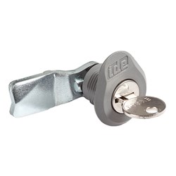 IPD KLA48456 Key Lock RAL 7037 Dusty Grey For: Single Door Polyamide