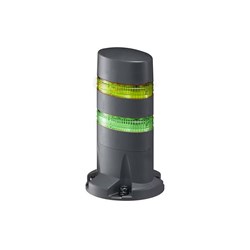 IDEC LD6A-2DQB-YG Signal Light Tower Direct Mount Yellow/Green