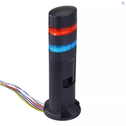 IDEC LD6A-2DZQB-RS Signal Light Tower Direct Mount Red/Blue