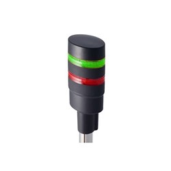 IDEC LD6A-2PQB-RG Signal Light Tower Pole Mount Red/Green