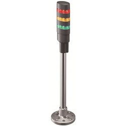 IDEC LD6A-3PQB-RYG Light Tower Steady Pole Mount 24VDC Red/Yellow/Green