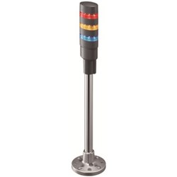 IDEC LD6A-3PQB-RYS Light Tower Steady Pole Mount 24VDC Red/Yellow/Blue