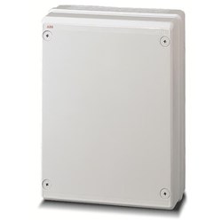 ABB LE12814 Polycarbonate Enclosure RAL7035 Light Grey 370W 275H 140D Opaque Door