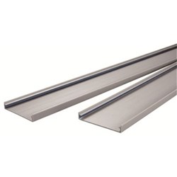 CABLE DUCT LID 40mm GREY 2m CD &amp; WD SOLD IN PACKS OF 10