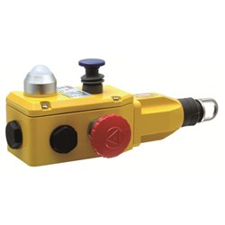 ABB LINESTRONG2 Emergency Stop Grab Wire W/E-Stop Button 2NC+2NO Silver Contact Yellow Die Cast Aluminium Alloy