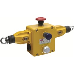 ABB LINESTRONG3D Emergency Stop Grab Wire W/E-Stop Button 2NO+4NC Silver Contact Yellow Die Cast Aluminium Alloy