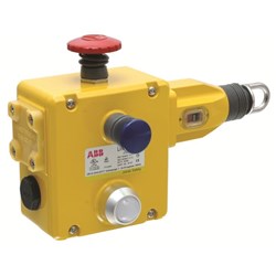 ABB LINESTRONG3L Emergency Stop Grab Wire W/E-Stop Button 2NO+4NC Silver Contact Yellow Die Cast Aluminium Alloy