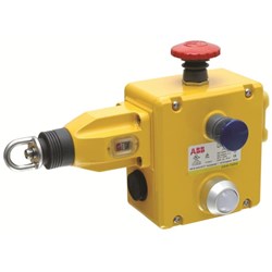 ABB LINESTRONG3R Emergency Stop Grab Wire W/E-Stop Button 2NO+4NC Silver Contact Yellow Die Cast Aluminium Alloy