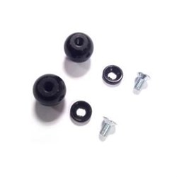 IDE LOK48545 Knob Handle Wood-Filled Phenolic Resin Black