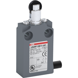 ABB LS20P13B11-U01 Limit Switch Plastic Roller Plunger 1NO-1NC 30mm W Plastic