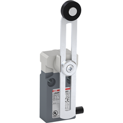 ABB LS20P51B11-U01 Limit Switch 18mm Dia Adjustable Plastic Roller Lever 1NO-1NC 30mm W Plastic