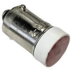 IDEC LSED-2RN LED Lamp Red 24VDC BA9S/13 Lamp Base