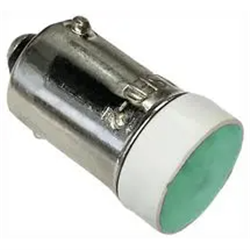 IDEC LSED-M3GN LED Lamp Green 230/240VAC BA9S/13 Lamp Base