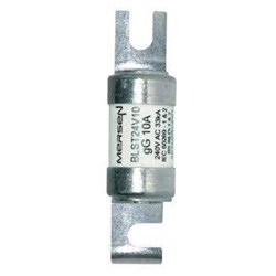 Mersen LST10 Bolt-In Fuse Link 10A 240VAC 12.7mm Dia x 38mm L 33kA gG For: LST10 Lights