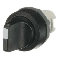 ABB M2SS1-10B Selector Switch Black 2Position Non-Illuminated Maintained Short Handle Plastic B C