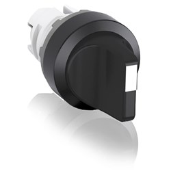 ABB M3SSC1-10B Selector Switch Black 3Position Non-Illuminated Maintained Short Handle Plastic