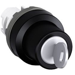ABB M3SSK1-101 Selector Switch Black 3Position Non-Illuminated Maintained Key Plastic 30mm W
