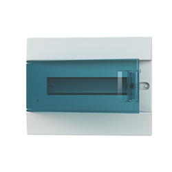 ABB M41F12TEN Load Center 12-Module 1-Row Flush Mount IP41 Transparent Door
