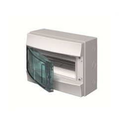 ABB M65W12TEN Load Center 12-Module 1-Row Wall Mount IP65 Transparent Door