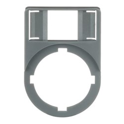 ABB MA6-1060 Legend Plate 27mm W 1mm H 15mm D Gray Plastic