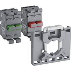 ABB MCBH-11 Contact Block 1NO+1NC Front Mount Non-Illuminated IP20 For Modular Plastic Contactors