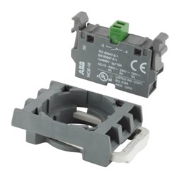 ABB MCBH-20 Contact Block 2NO Front Mount Non-Illuminated IP20 For Modular Plastic Contactors