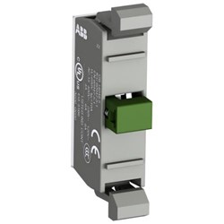 ABB MCBL-01 Micro Switch Block 1NC 125VAC/DC Front Mount Non-Illuminated IP20 For Pilot Devices