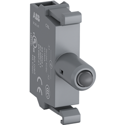 ABB MLBL-00W LED Block White 12VDC Front Mount Illuminated IP20 For Modular Plastic Contactors