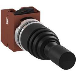 ABB MMJ2A02 Illuminated Joystick Operator Switch 24VAC/VDC 22mm dia Mounting Hole 2NC