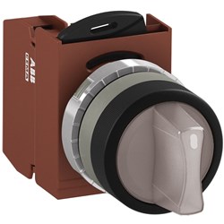 ABB MMS2ISAACCSP110 Selector Switch Kit Clear 12VAC/DC 2Position 1NO Illuminated Screw Maintained Short Handle