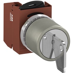 ABB MMS2NKOCBS01 Selector Switch Kit 2Position 1NC Non-Illuminated Screw Momentary Key Metal C B