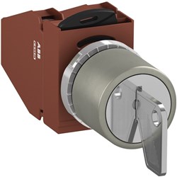 ABB MMS4NKAF22 Selector Switch Kit 4Position 2NO+2NC Non-Illuminated Faston Maintained Key Metal A B C D