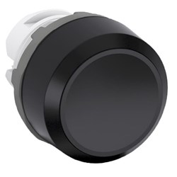ABB MP1-10B Non-Illuminated Pushbutton Flush Momentary Black