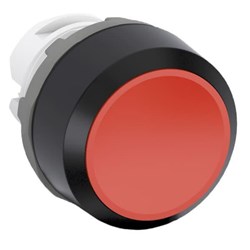 ABB MP1-10R Non-Illuminated Pushbutton Flush Momentary Red