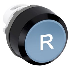 ABB MP1-7144 Non-Illuminated Pushbutton Flush Momentary Blue