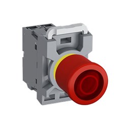ABB MPEI4P301 Emergency Stop Pushbutton Kit Illuminated 1NC Red Pull Plastic 220VDC