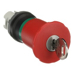 ABB MPEK4-11R Emergency Stop Pushbutton Red 40mm Key Release