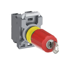 ABB MPEN3K02 Emergency Stop Pushbutton Kit Non-Illuminated 2NC Red Plastic