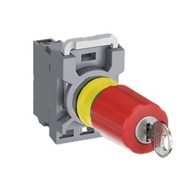 ABB MPEN3K10 Emergency Stop Pushbutton Kit Non-Illuminated 1NO Red Plastic