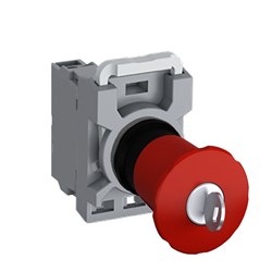 ABB MPEN4K01 Emergency Stop Pushbutton Kit Non-Illuminated 1NC Red Plastic