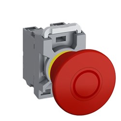 ABB MPEN6P20 Emergency Stop Pushbutton Kit Non-Illuminated 2NO Red Pull Plastic